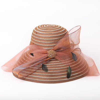 Sombrero Elegante de Ala Ancha para Mujer - Protección Solar Cómoda - Image 8