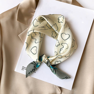 Pañuelo de Seda para Mujer - Accesorio de Moda Versátil - Image 34