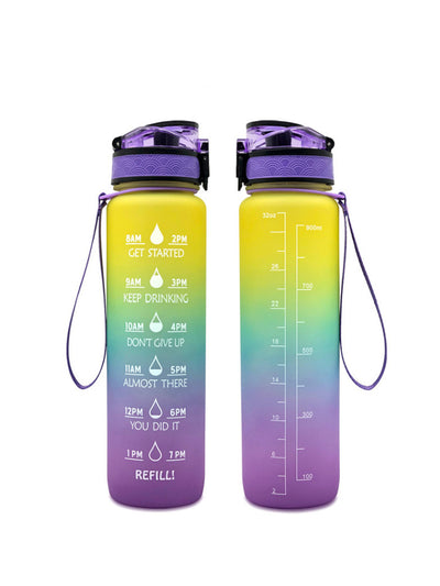 Botella de Agua Transparente 1L Kawaii sin BPA - Infusor de Frutas Reutilizable - Image 18