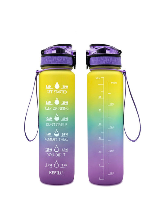 Botella de Agua Transparente 1L Kawaii sin BPA - Infusor de Frutas Reutilizable - Image 18