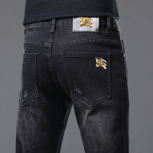 Pantalones Casuales Coreanos Elásticos para Hombre - Image 4