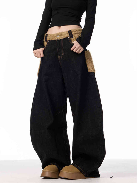 Jeans para Mujer con Diseño Retro Invertido y Costuras Decorativas - Image 14