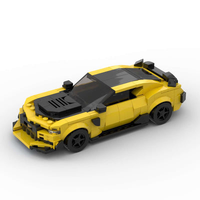Bloques de Construcción Educativos - Auto Deportivo Muscle Car Armable