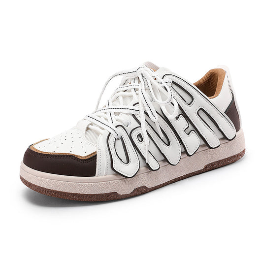 Zapatillas Urbanas Unisex con Letras - Diseño Minimalista Low-Top - Image 7