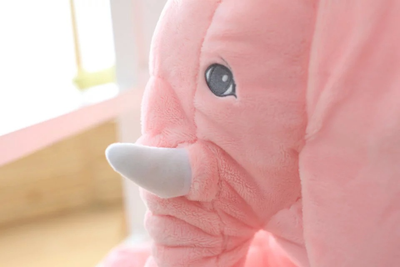 Pink 60cm and yellow 40cm elephant plush dolls, soft comfort pillows for babies and kids. - Image 80