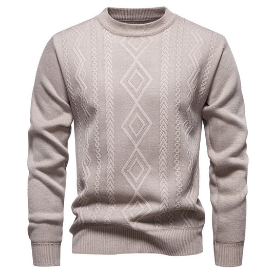 Suéter Tejido Cuello Redondo Cálido y Casual para Hombre - Image 22