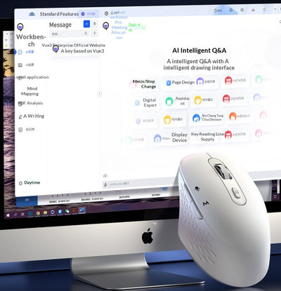 Ratón Inteligente por Voz con Bluetooth y Carga Inalámbrica - Image 9
