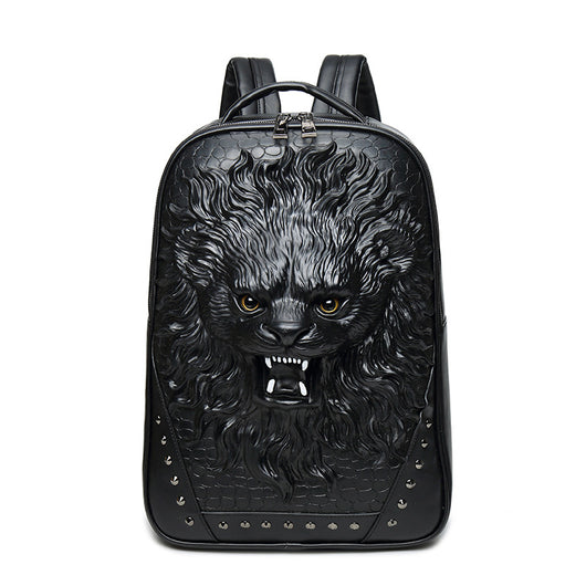 Mochila de Viaje Estampado Animal de Gran Capacidad para Hombre - Image 11