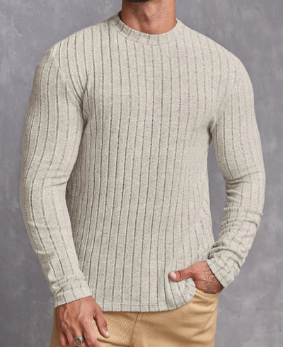 Remera Básica de Cuello Redondo y Manga Larga - Image 10