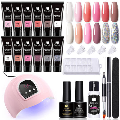 Set de Pegamento Extensión de Uñas en Gel Cristal Sólido - Image 2