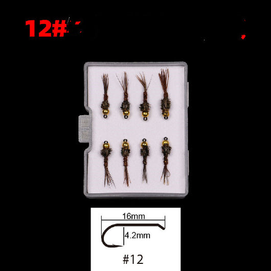 Mosca Sumergida Faisán de Cola Larga para Pesca de Otoño e Invierno - Image 6