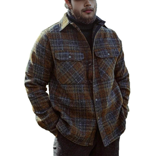 Blazer Retro Casual para Hombre con Solapa Muesca - Image 5
