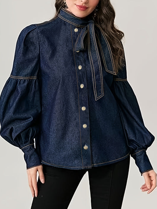 Suéter Cuello Alto con Moño Elegante para Mujer - Image 13