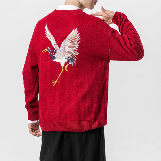 Sudadera Suelta con Bordados para Hombre - Image 10