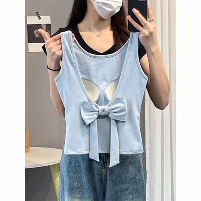 Chaleco Elegante con Moño para Mujer - Ajuste Ceñido y Sofisticado - Image 4