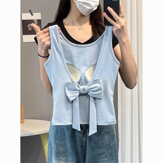 Chaleco Elegante con Moño para Mujer - Ajuste Ceñido y Sofisticado - Image 4
