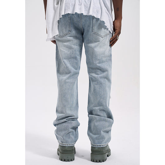 Jeans Vintage Sueltos y Cómodos para Hombre - Image 9