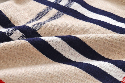 Suéter Jacquard a Cuadros para Niños - Image 4