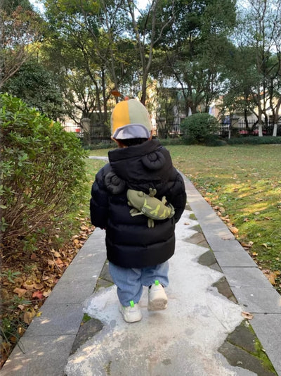 Mochila Infantil Camaleón Verde - Bolsa Escolar Adorable para Niños - Image 10