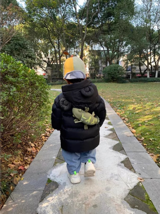 Mochila Infantil Camaleón Verde - Bolsa Escolar Adorable para Niños - Image 10