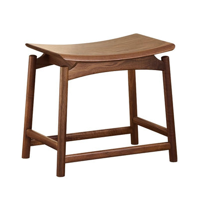 Taburete de Madera Nogal Macizo - Image 5