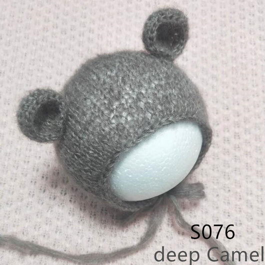 Gorro Suave de Mohair para Fotografía de Bebés - Tejido Artesanal - Image 31