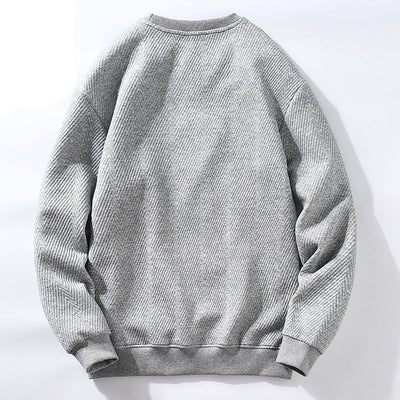 Blusa Casual Cuello Redondo Loose Tide para Hombre - Versátil y Cómoda - Image 9