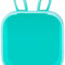 Rabbit Ears Verde 2 Piezas