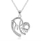 European And American Women''s Necklaces Mom Color Separation Heart-shaped Diamonds 2021 Wish Explosive Mother' Day Gifts Across The Border All Blanco