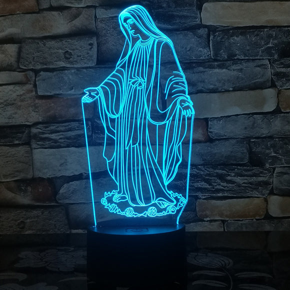 Lámpara LED 3D Táctil USB para Niños - Luz Nocturna Infantil