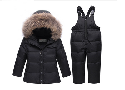 Conjunto de Invierno para Niño: Chaqueta Acolchada y Peto de Nieve - Image 7