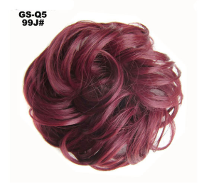 Moño Fluido Rizador con Cordón Ajustable - Extensión de Cabello Sintético - Image 6