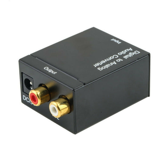 Convertidor de Audio Analógico a Digital con Fibra Óptica para Televisores