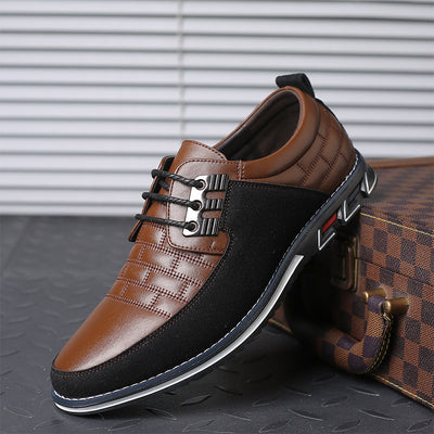 Zapatos de cuero casual transpirables para hombre - Image 6