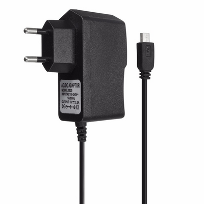 Cargador Universal EU 5V 2.5A Micro USB - Adaptador de Corriente