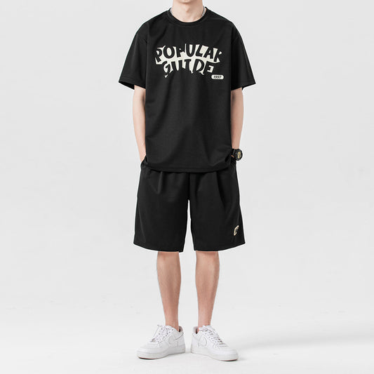 Conjunto Deportivo Verano: Playera Manga Corta y Shorts Cómodos