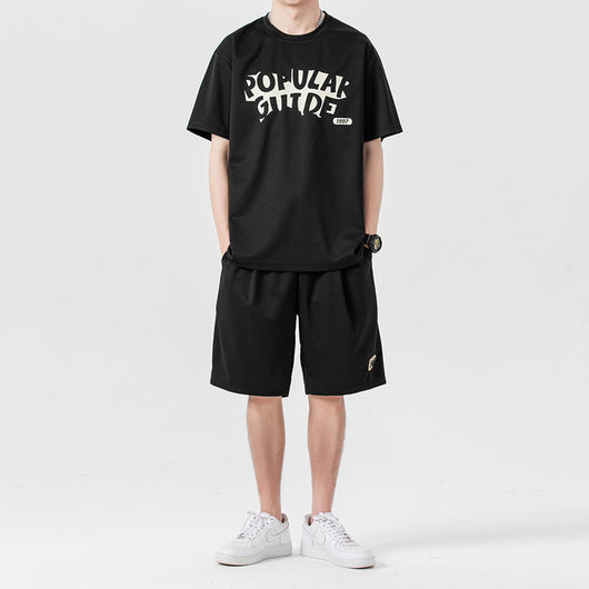 Conjunto Deportivo Verano: Playera Manga Corta y Shorts Cómodos