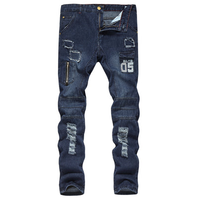 Jeans Slim Fit Rotos con Estilo Urbano - Image 10