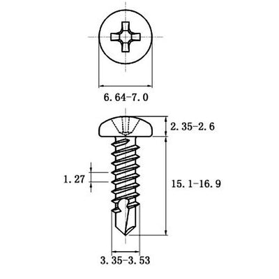 Tornillos de Acero Inoxidable con Espiga Helicoidal y Ranura Phillips - Image 7