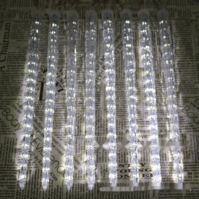 Lámpara Solar Navideña con Luces LED en Forma de Cono de Hielo - Image 19