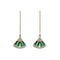 Aretes de Perla en Oro 14K - Diseño de Abanico