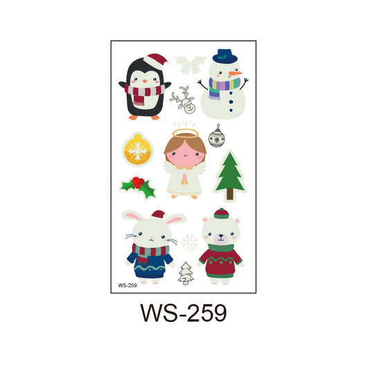 Tatuaje Luminoso Navideño Papá Noel Brillante - Image 10