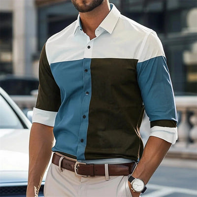 Camisa Casual de Botones Simples para Hombre - Versátil y Moderna - Image 11