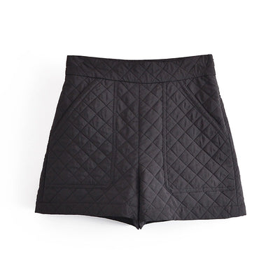 Shorts de Cintura Alta en Algodón Puro - Estilo Casual y Cómodo