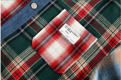 Chaqueta Polo Patchwork Retro con Contraste de Colores - Image 14