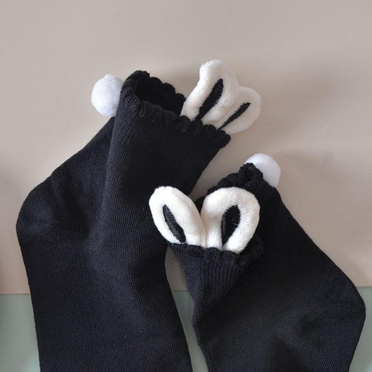 Calcetines de Algodón para Mujer Estilo Japonés Colores Lisos - Image 6