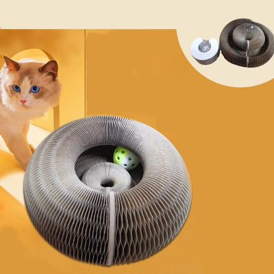 Nido de Cartón Corrugado Plegable para Gatos