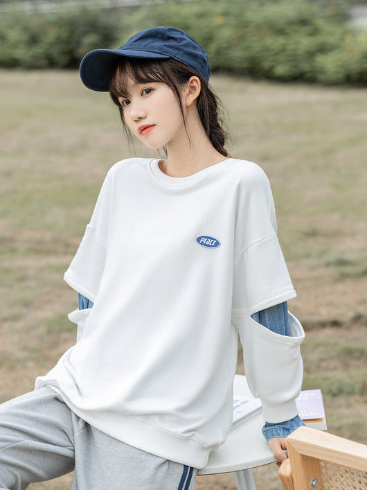 Sudadera Coreana Suelta con Capucha y Cuello Redondo - Primavera - Image 8