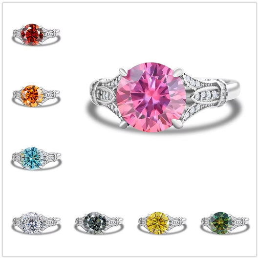 Anillo de Moissanita con Diseño Minimalista en Plata Sterling - Image 2
