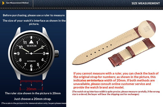 Correa de Reloj en Cuero Gamuza Premium Costura Artesanal Gruesa - Image 21